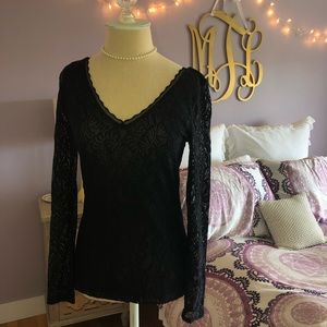 Black Lace Top
